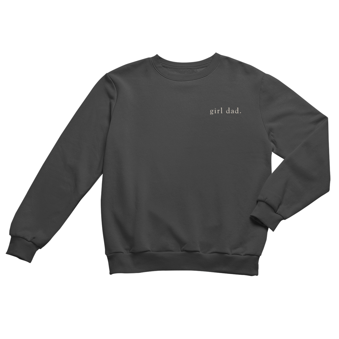 Girl Dad Washed Fleece Crew