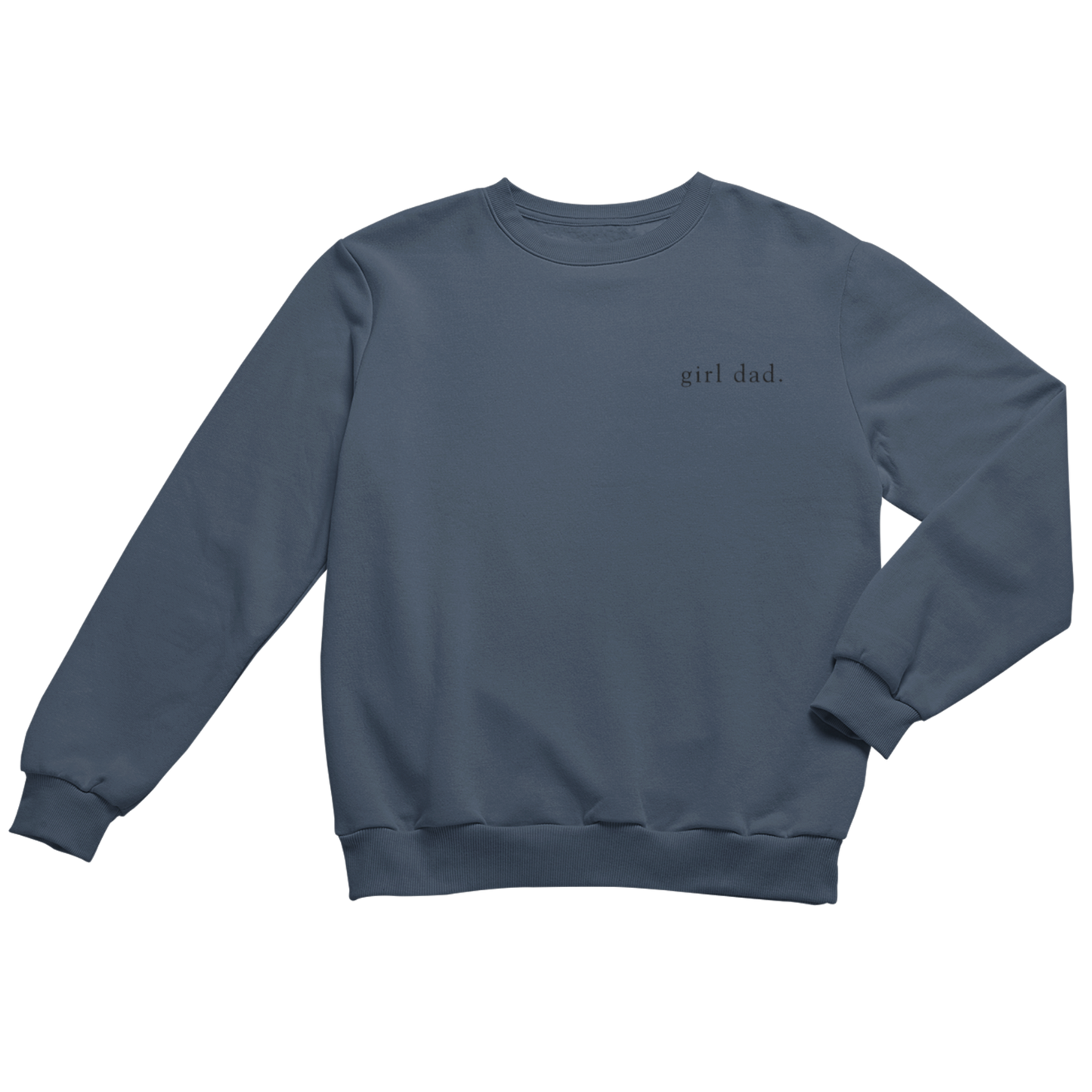 Girl Dad Washed Fleece Crew