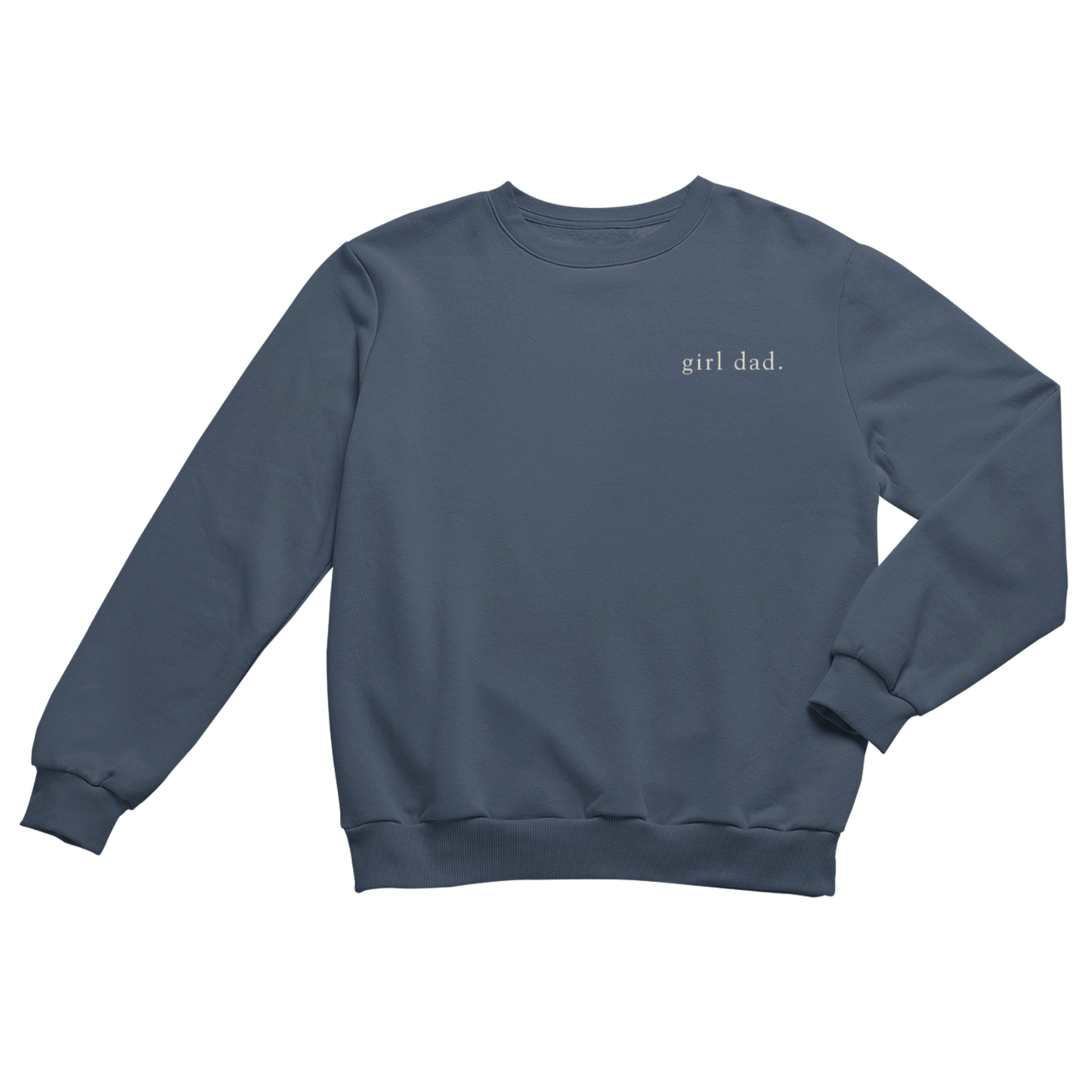 Girl Dad Washed Fleece Crew